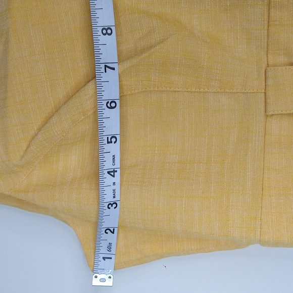 Women's Yellow Sheath Dress Size:14 - Picture 3 of 8